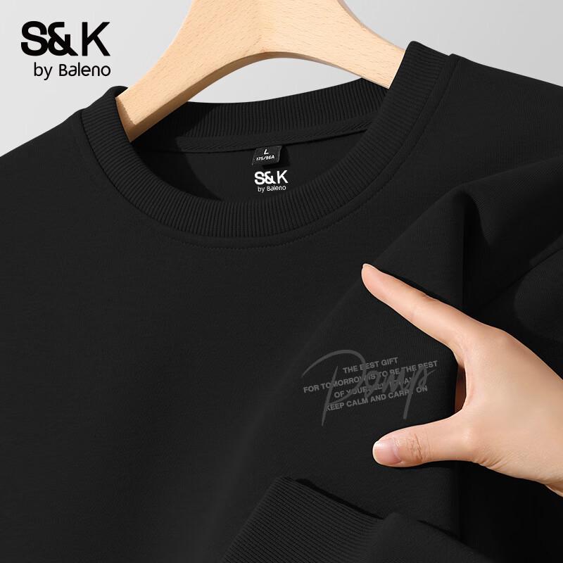 Baleno Men's S&K Series JPB Letter Print Pullover Sweatshirt