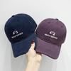 Big head circumference hat women's deepened widened brim showing face small baseball cap spring and summer versatile sunshade cap men's