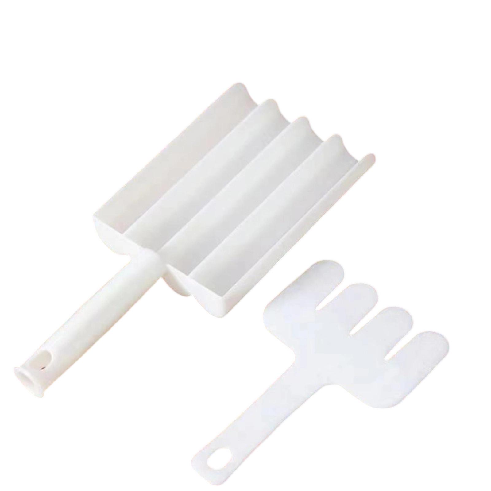 Rice-meat Dumplings Maker Plastic Four Link Meatball Maker белый