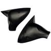 For Peugeot 207 308 2006-2012 Car Horn Rearview Side Mirror Cover Wing Cap Exterior Door Housing Shell ABS Trim Sticker