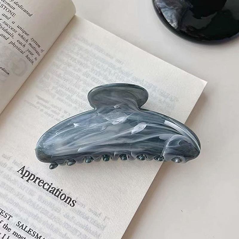 Proužky Spona do vlasů Akrylová Barevná Spona Dámské Krabí Sponky do vlasů Dívky Make-up Mycí Nástroj Vlasové doplňky