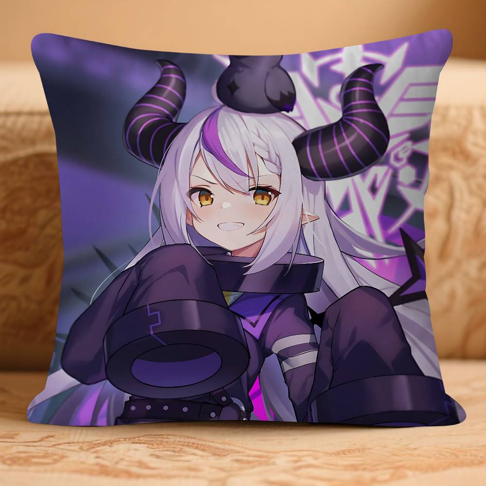 

Hololive L-a D-Darknesss Наволочка Съемный Моющийся Чехол для Подушки – Всесезонный Мягкий Лен 16x16Inch