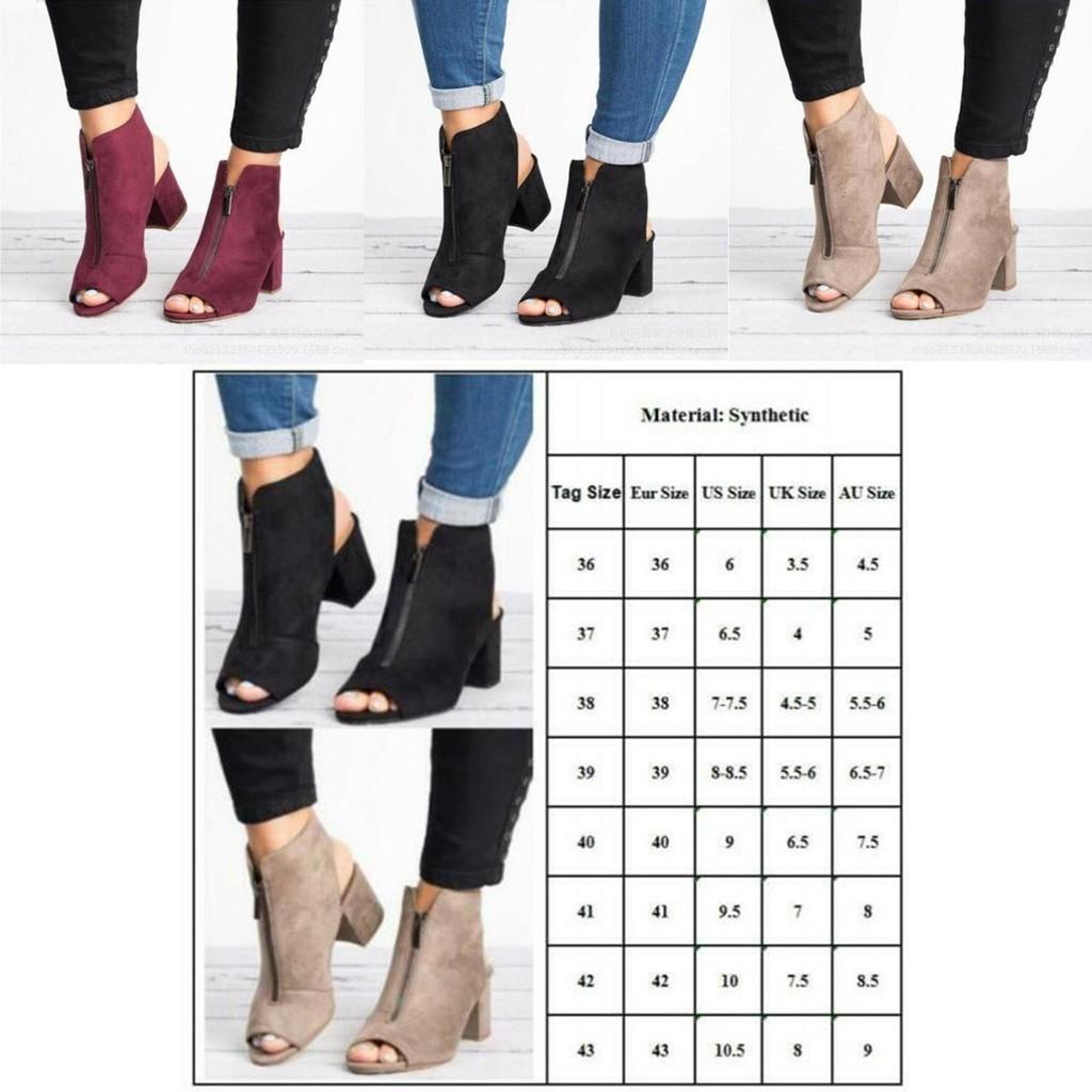 Stylish Womens Block High Heels Sandals Peep Toe Chunky Ankle Strap Boots Shoes For Every Occasion