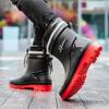 Mode Outdoor Herren Regenstiefel Mode High Tops Wandern Angeln Wasser Herrenschuhe Rutschfest Koch Arbeit Knöchelstiefel Herren Wasserdichter Stiefel