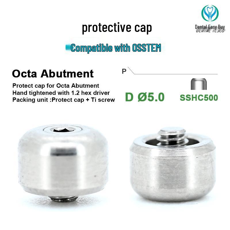 Osstem Aoshengtai Compatible Protective Cap for Dentium, ITI, Adin, Android, Jian Dental Implant Abutment Screws