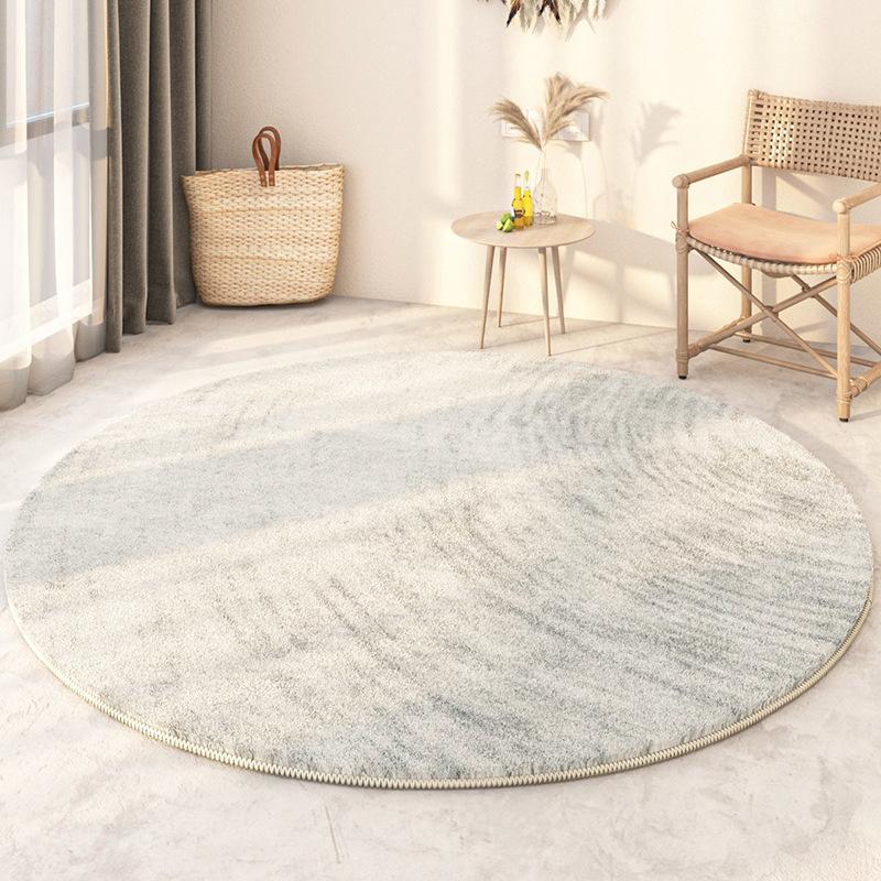 Senior Light Luxury Home Decoration Living Room Round Carpet Soft Non-slip Gaming Room Decor Chair Mat Easy Cleaning Bedroom Rug
