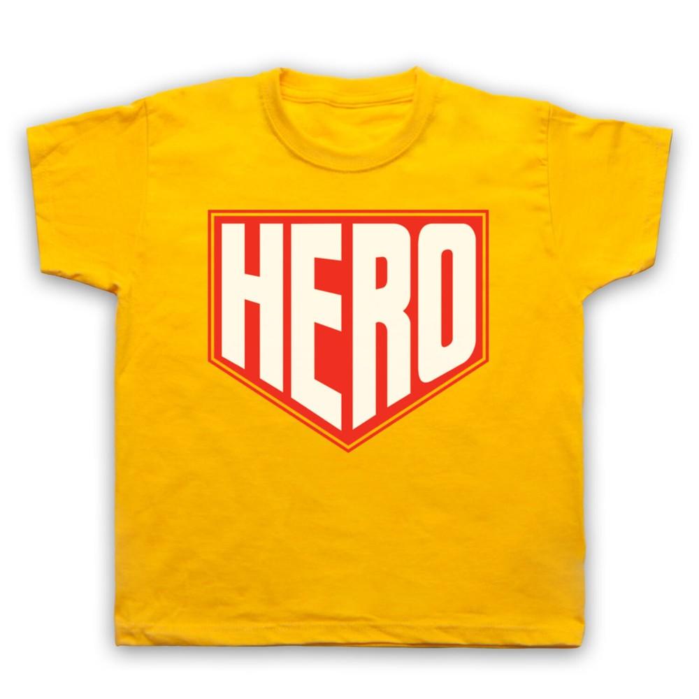 

Hero Hipster Retro Slogan Superhero Style Logo Cool Kids Childs T-Shirt XL