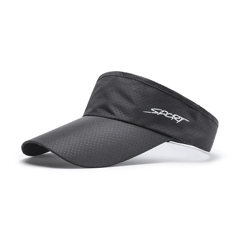 Summer Breathable Sun Visor Hat For Men Women Uv Protection Quick Dry Empty Top Sports Cap For Tennis Golf Running