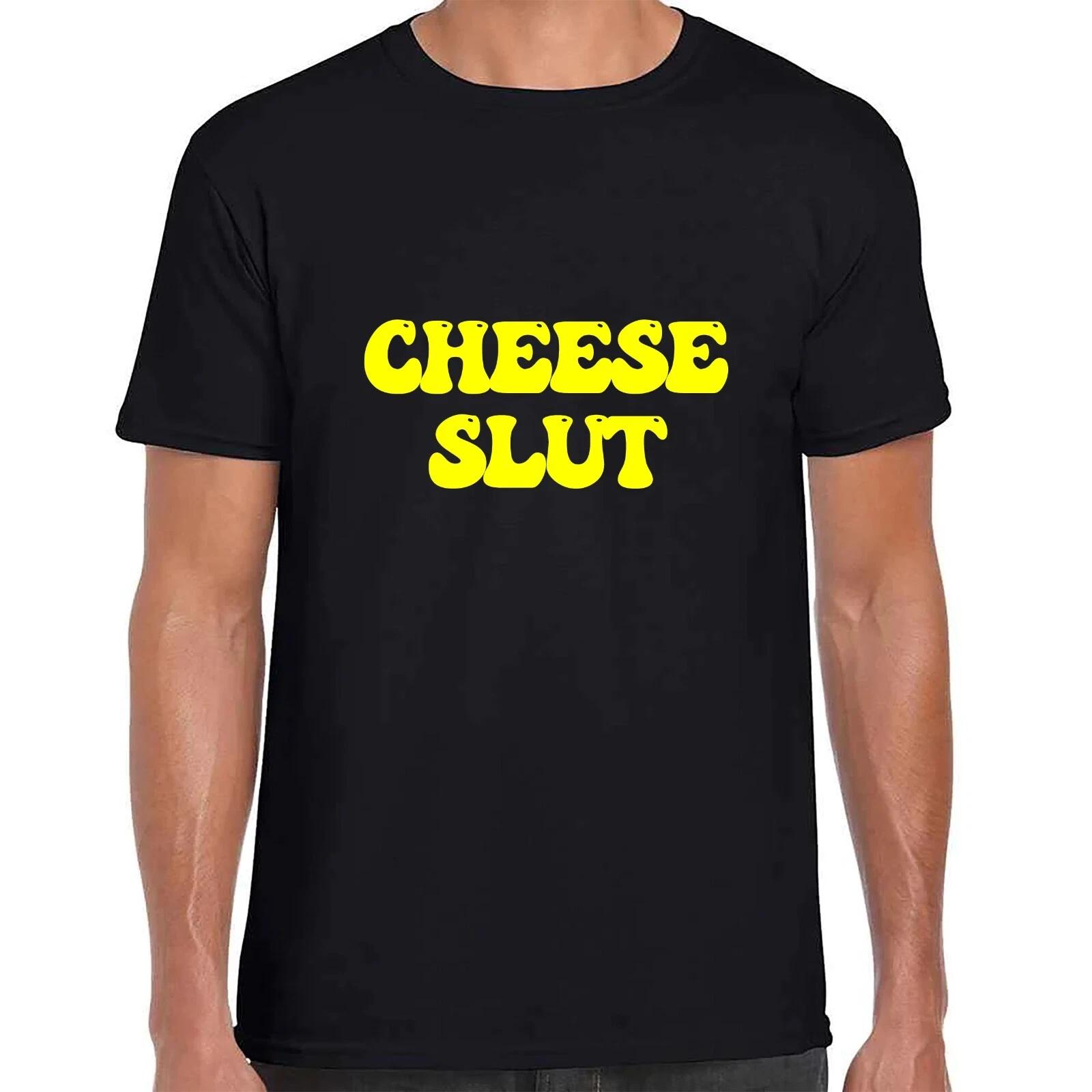 Cheese Slut T-Shirt Unisex Gildan Softstyle Tshirt chese food shirt Funny tee M