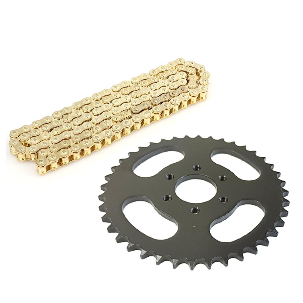 428-40T Rear Sprocket 104 Link Drive Chain For 125cc 150cc 200cc 250cc ATV Go Kart UTV Buggy Quads 4 Wheeler Motorcycle Parts