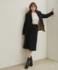 ARMOIRESECRET Classic Wool H-Line Skirt