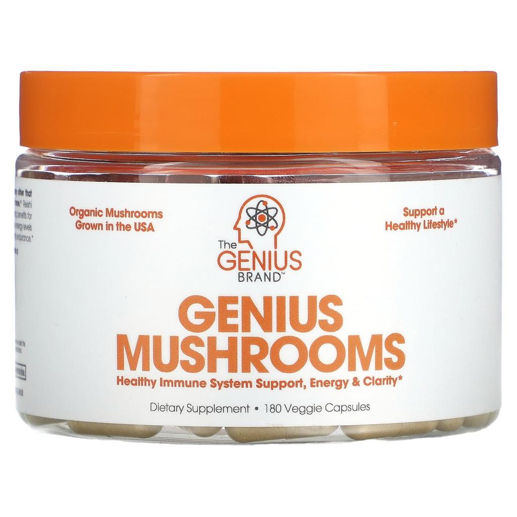 Genius Mushroom, Veggie Capsules 180