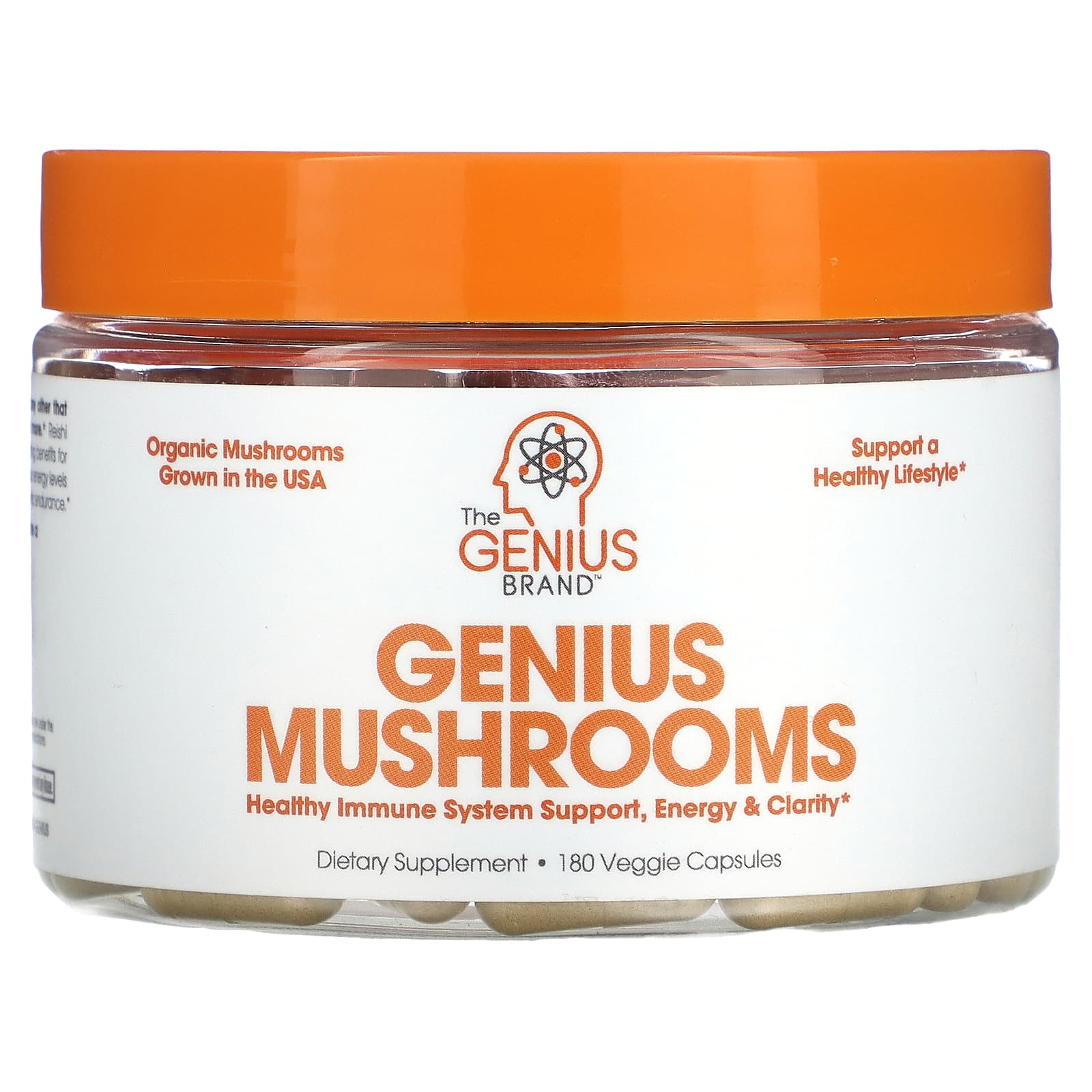 

Genius Mushroom, Veggie Capsules 180