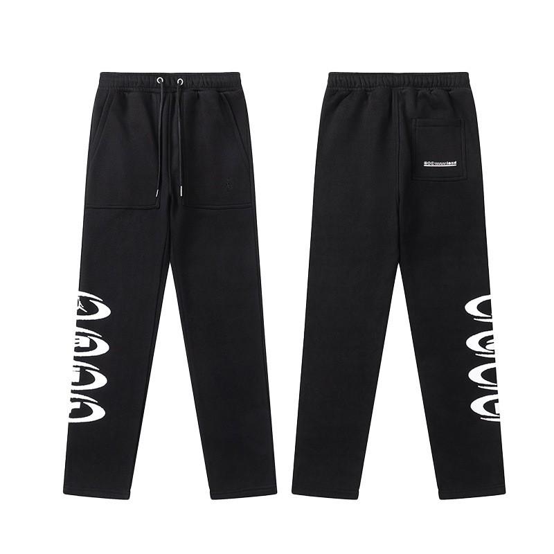 Unisex Oversized Drop Shoulder Hoodie Pants Set With Graffiti Print Cotton Blend Winter Casual Loungewear
