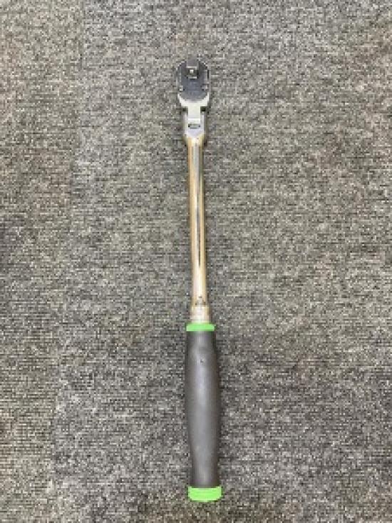 

Used Snap-on 3/8 drive 13 long Flex Head Ratchet Dual 80 Tech FHLF80A Green USED