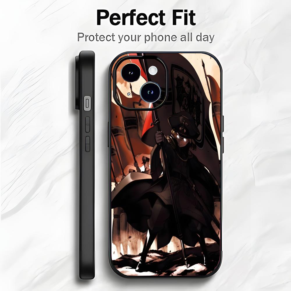 Anime S-Saga of Tanya the Evil Handyhülle Handyhülle Weiche Verpackung Leicht Für iPhone17 16 15 14 13ProMax