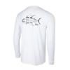 Mens Quick-Dry Fishing Shirt Long Sleeve UV Protection Outdoor Performance T-Shirt Breathable Round Neck