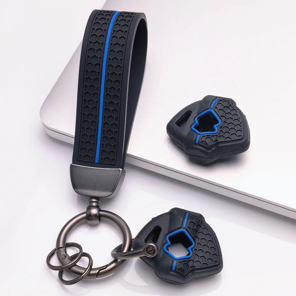 Key Case Cover for Suzuki GSX-R600 GSX-R750 GSX-R1000 Hayabusa GSX250R Katana DL250 V-Strom Protective Accessory Key Fob Protection