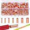 CopperTube GT125 – Zestaw Tulejek Miedzianych 125 Szt. | Czysta Miedź | Do Lutowania I Zaciskania | Zakres 2–22 Mm²
