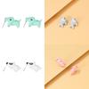 Trendy Animal Shaped Alloy Earrings Fashionable Street Style Accessories