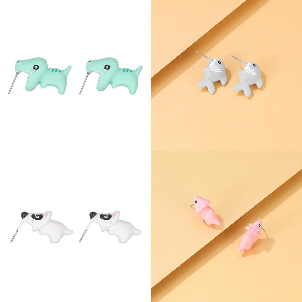 Trendy Animal Shaped Alloy Earrings Fashionable Street Style Accessories