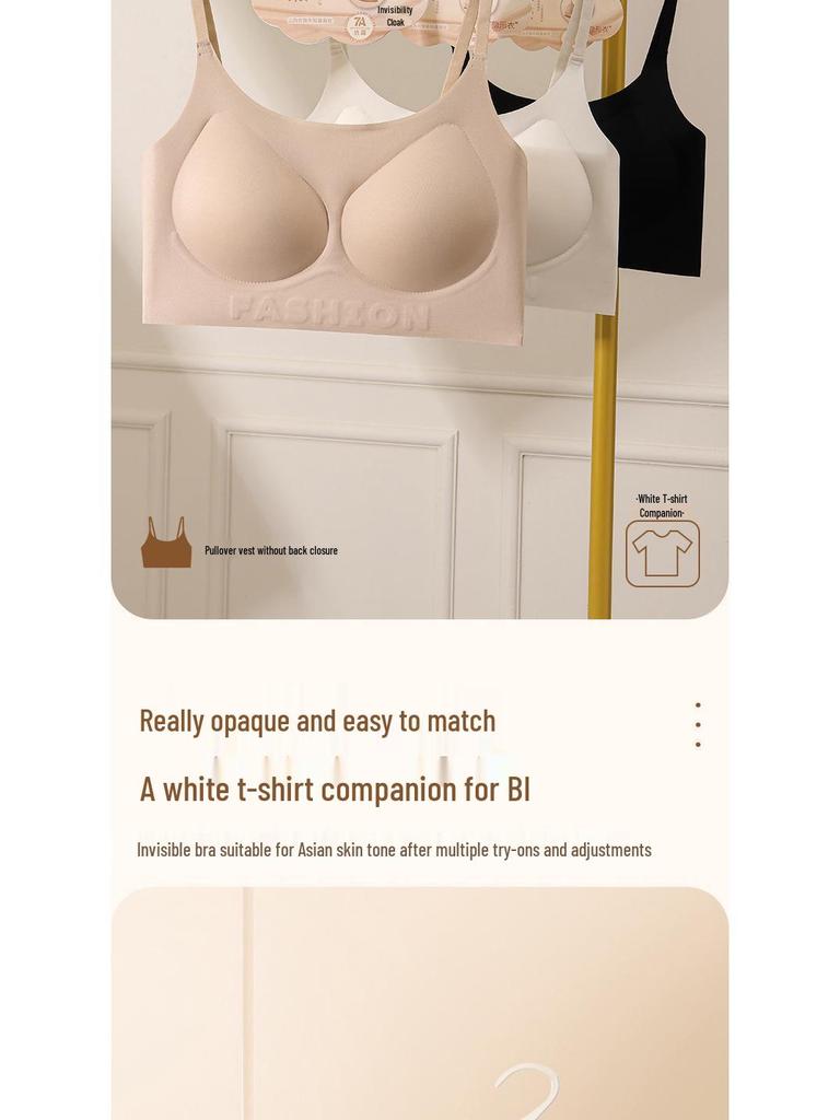 Damen kabelloses nahtloses Lift-Tanktop-BH – Unsichtbare Unterstützung & schönes Rücken-Design für den Sommer