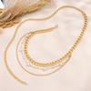 Fashion Multilayer Metal Body Chain For Women With Lobster Clasp Summer Accessory