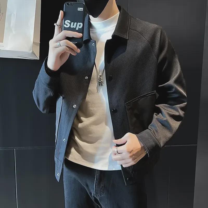 2023 Men's Youth Versatile Baseball Jacket - Trendy Casual Spring/Autumn Top