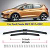 Front Rear Windshield Wiper Blades Set For Ford Fiesta MK7 2017 2018     Windshield Windscreen Window 28"14"11"