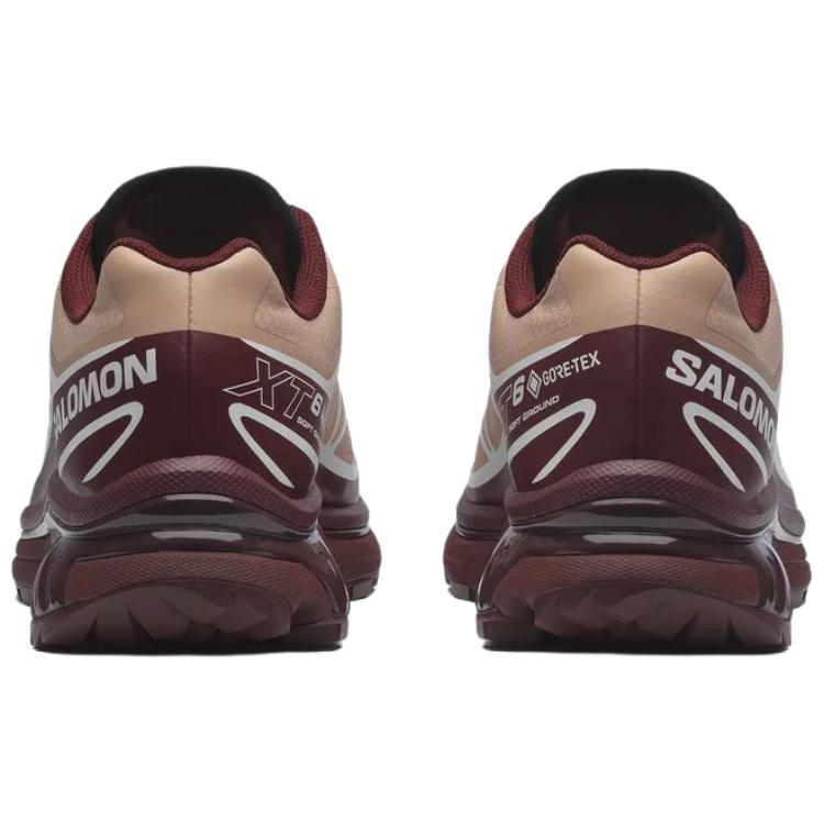 SALOMON Scarpe da ginnastica unisex XT-6 GORE-TEX Mahogany Rose Rosa Color cuoio-Porto Nero L47863700