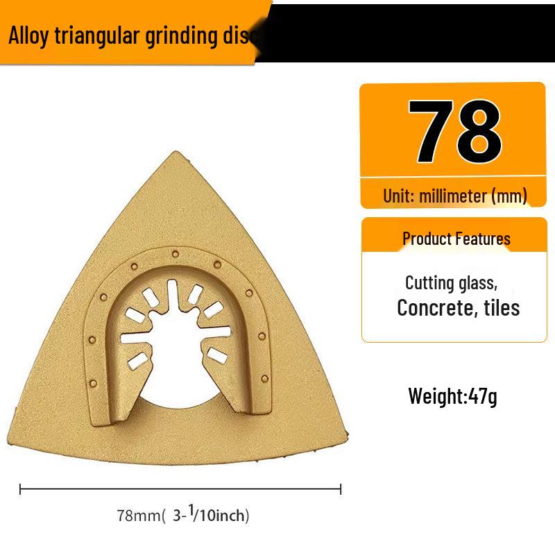 Universal Multifunctional Oscillating Saw Blade for Woodworking and Grinding