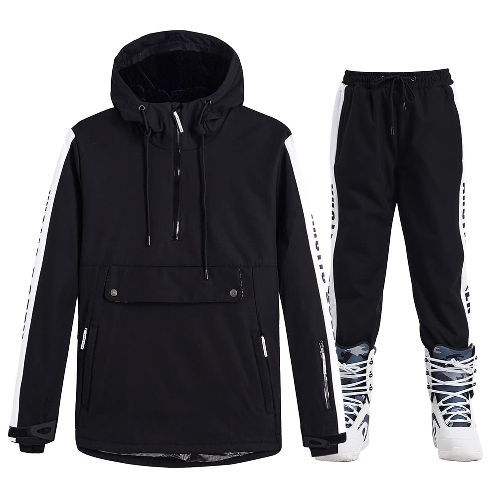 HOTIAN Snowboard Wear Set for Men and Ski and Snowboard 9 6 Sizes Water Cold Jacket and Women, Wear, Colors, (XS-2XL), 10,000mm Resistance,
