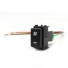 Auto LED Light ABS OFF Switch Fan Front Fog Trunk Button With Wire For Nissan TIIDA Patrol Y62 Altima X-TRAIL Qhashqai 2008-2015
