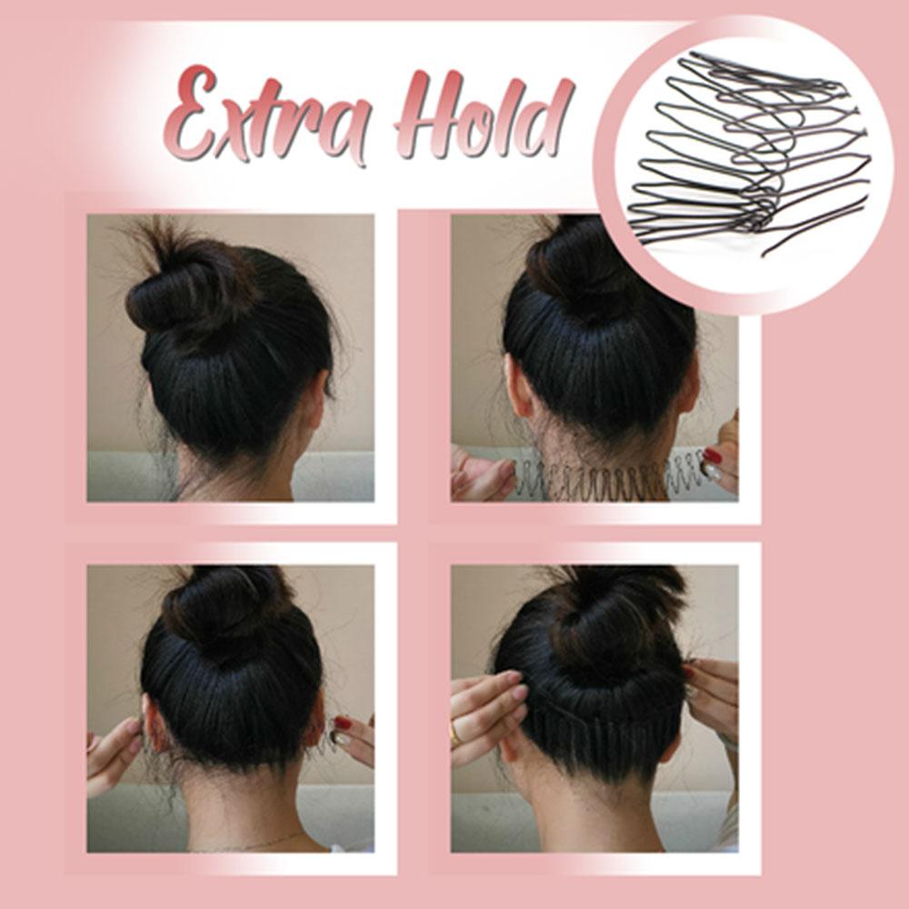 For Extra Hold Baby Hair Tame Hair Finishing Clip Hairstyle Fixed U Shape Hair Finishing Fixer Comb