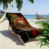 Royal Heritage Symbolism beach towel Outdoor camping Beach towel for vacation photos swim Absorbent bath towel seaside Comfort beach towel