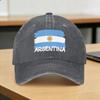 Washed Baseball Cap Cool Argentina Flag Spring Hip Hop Hats For Unisex Adult  Casual Tennis Skate Sun Baseball Caps