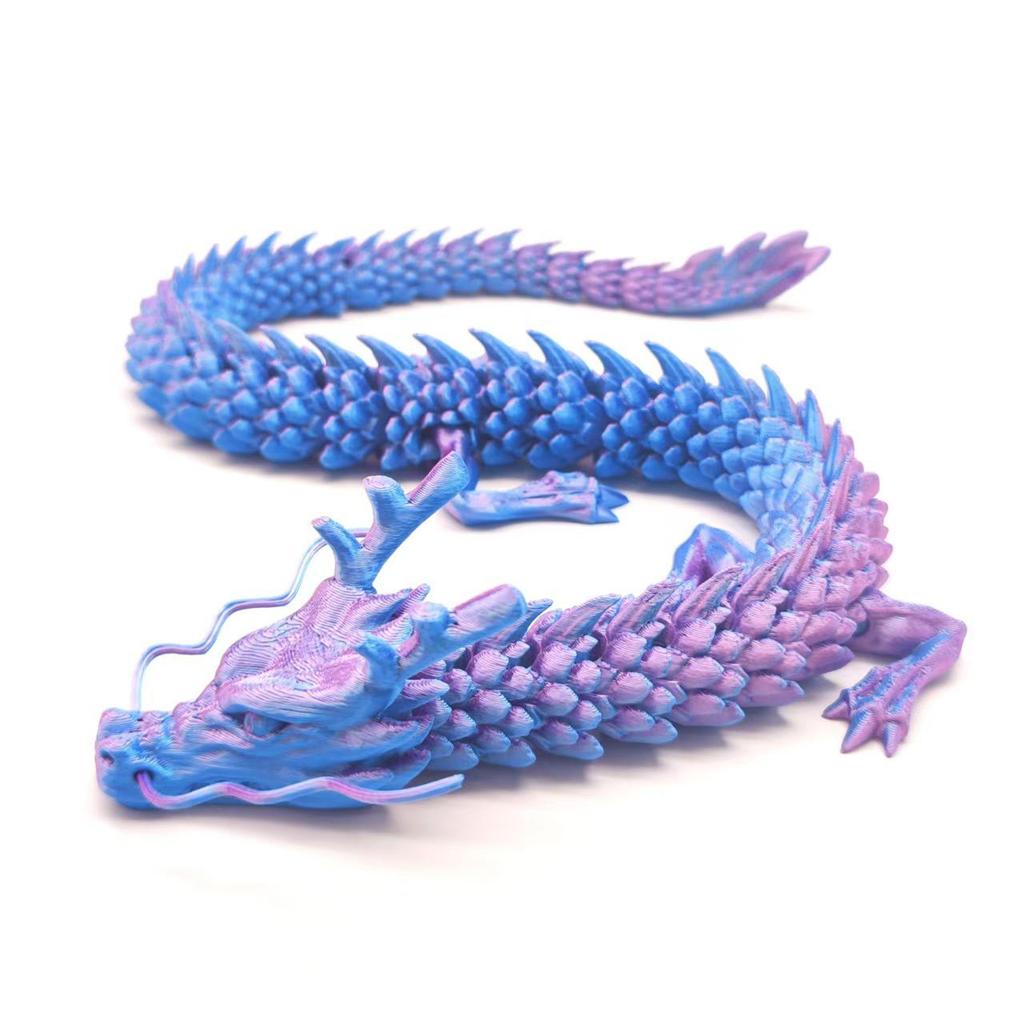 Hand-Painted 3D Chinese Dragon Ornament - Scenic Dragon Craft Gift