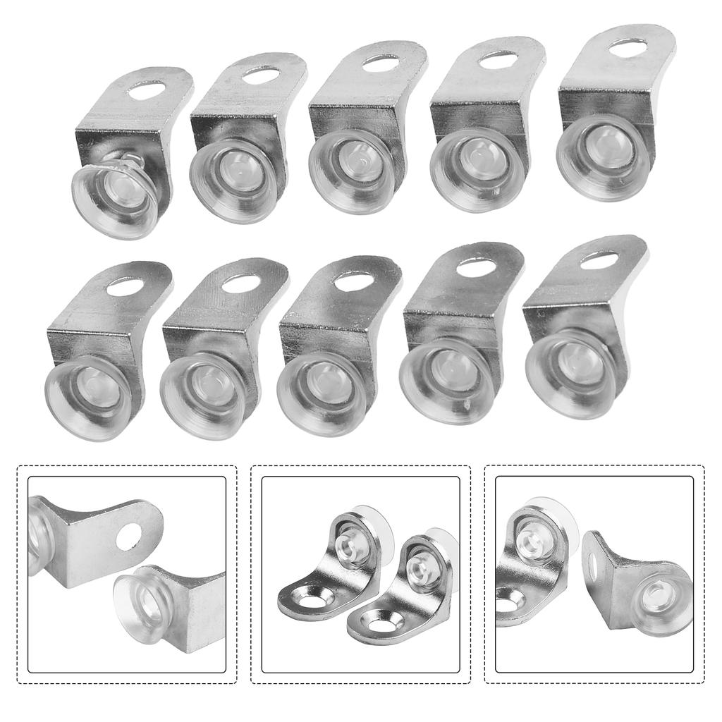 10/20 Stück Regalstützstifte Dübel Pins Stecker L-förmige Schrankhalterung Möbel Holz Glas Fachboden Befestigungshalter