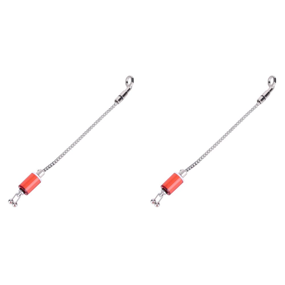 

Сигнализатор для ловли карпа Wiggler Нержавеющая сталь Bobbins Hangers Tackle (красный)