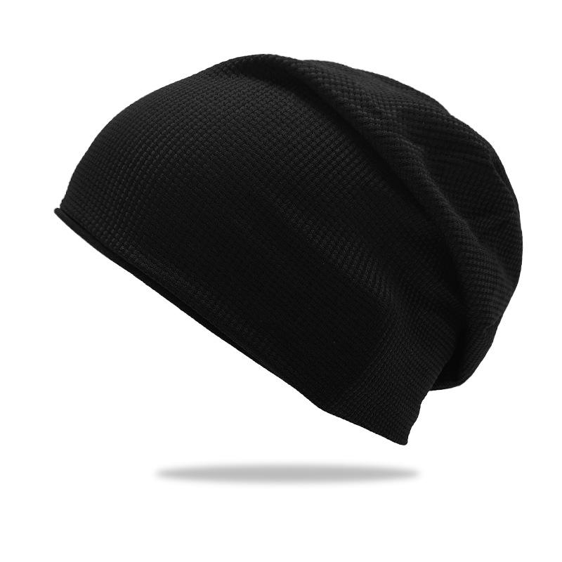 

Autumn and winter pullover hat women s multi-color fashion dot plaid bag hat confinement stack hat new M（56-58cm）