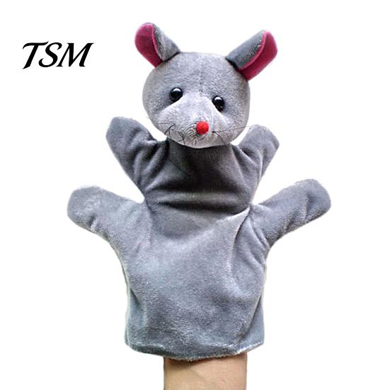 Hand Puppet Toy Animal Super Soft Tear-Resistant Flannel Stuffed Storytelling Preschool Role Play for Home Plush