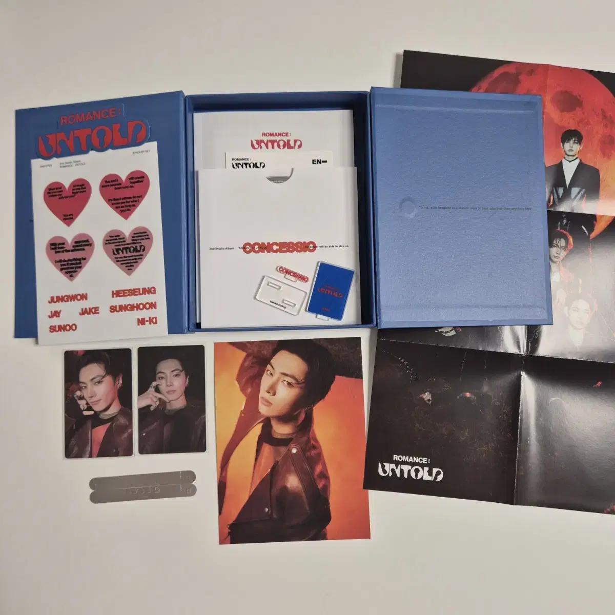 

ENHYPEN J Romance Untold Версия Concesio Набор альбомов