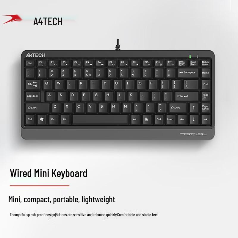 

A4Tech Fei Shi Dai 86-Key Wired USB Membrane Keyboard