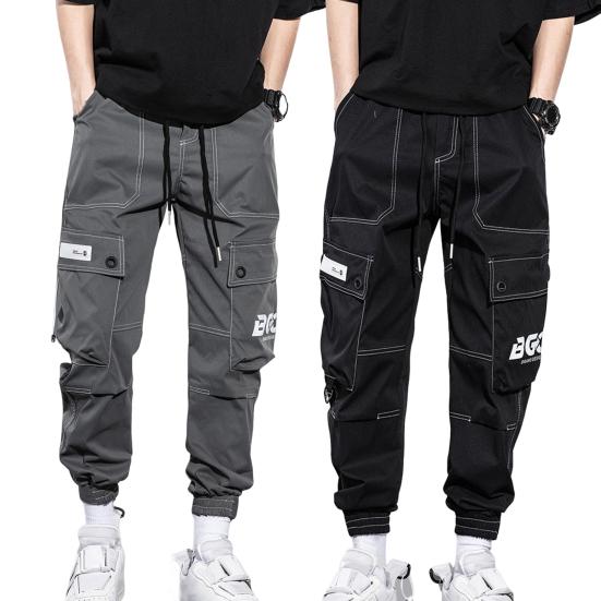 Versione Stagione Primavera Autunno Quattro Stagioni Modelli da Uomo Taglie Forti Coulisse Pantaloni da Lavoro Pantaloni Sportivi Casual da Lavoro