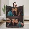 TV XO Kitty Kim Min Blanket Super Soft Graphic Plush Throw Blanket For Home Decor Travel Office Flannel Bedspread Bed Cover