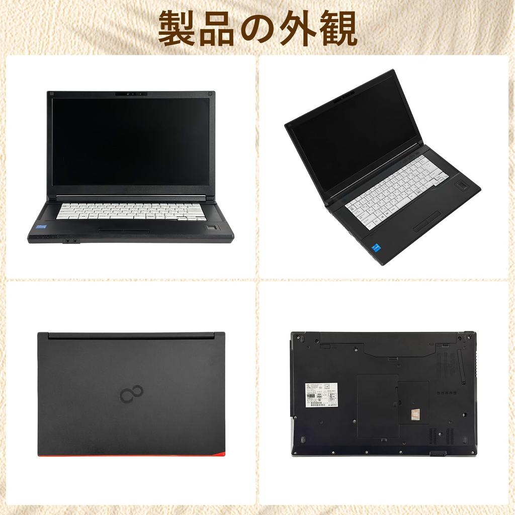 LIFEBOOK A5511 11th Gen I3 Core 16GB Memory 512GB SSD Windows 11 with Office 2021 DVD Drive Webcam HDMI [Refurbished] Laptop, 15.6-inch, / i3-1125G4 /