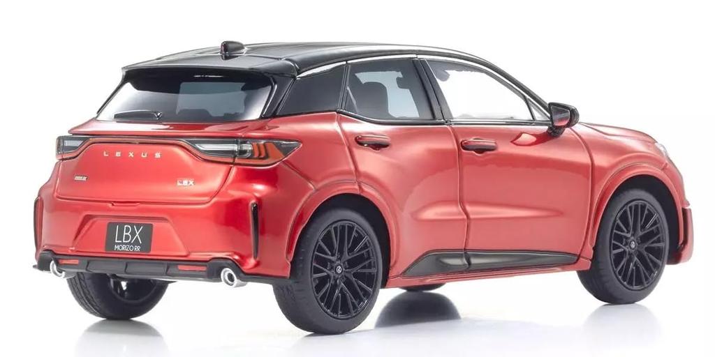 Kyosho Original Scale LEXUS LBX MORIZO RR Finished Product KS03931R 1/43 (Red Spinel/Black)