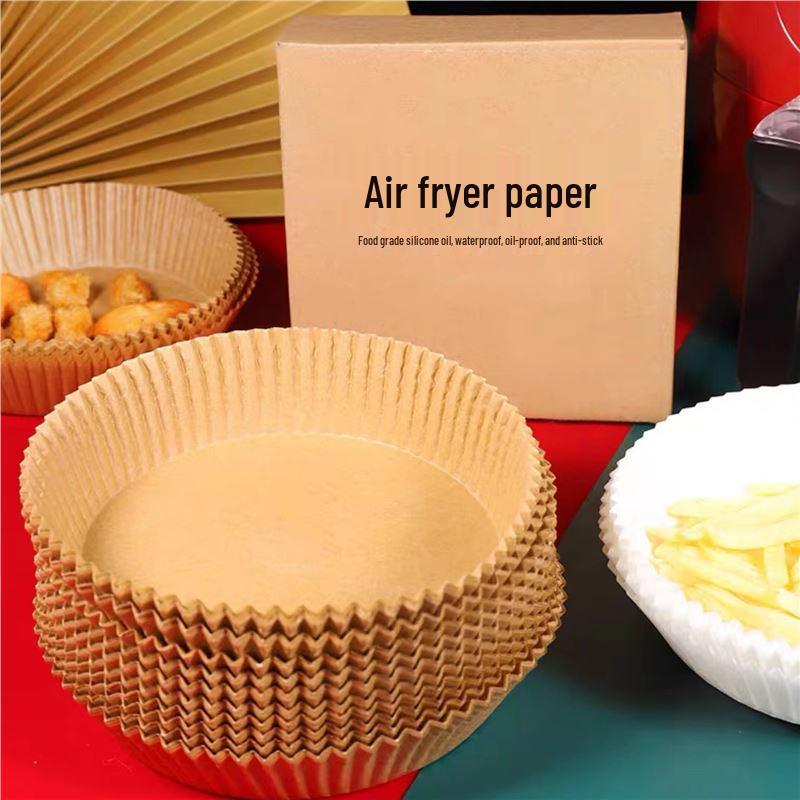 Silicone Oil-Absorbing Air Fryer Paper Trays for Baking and Barbecue