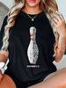 Bowling Graphic Scripture Deuteronomy 316 T-shirt