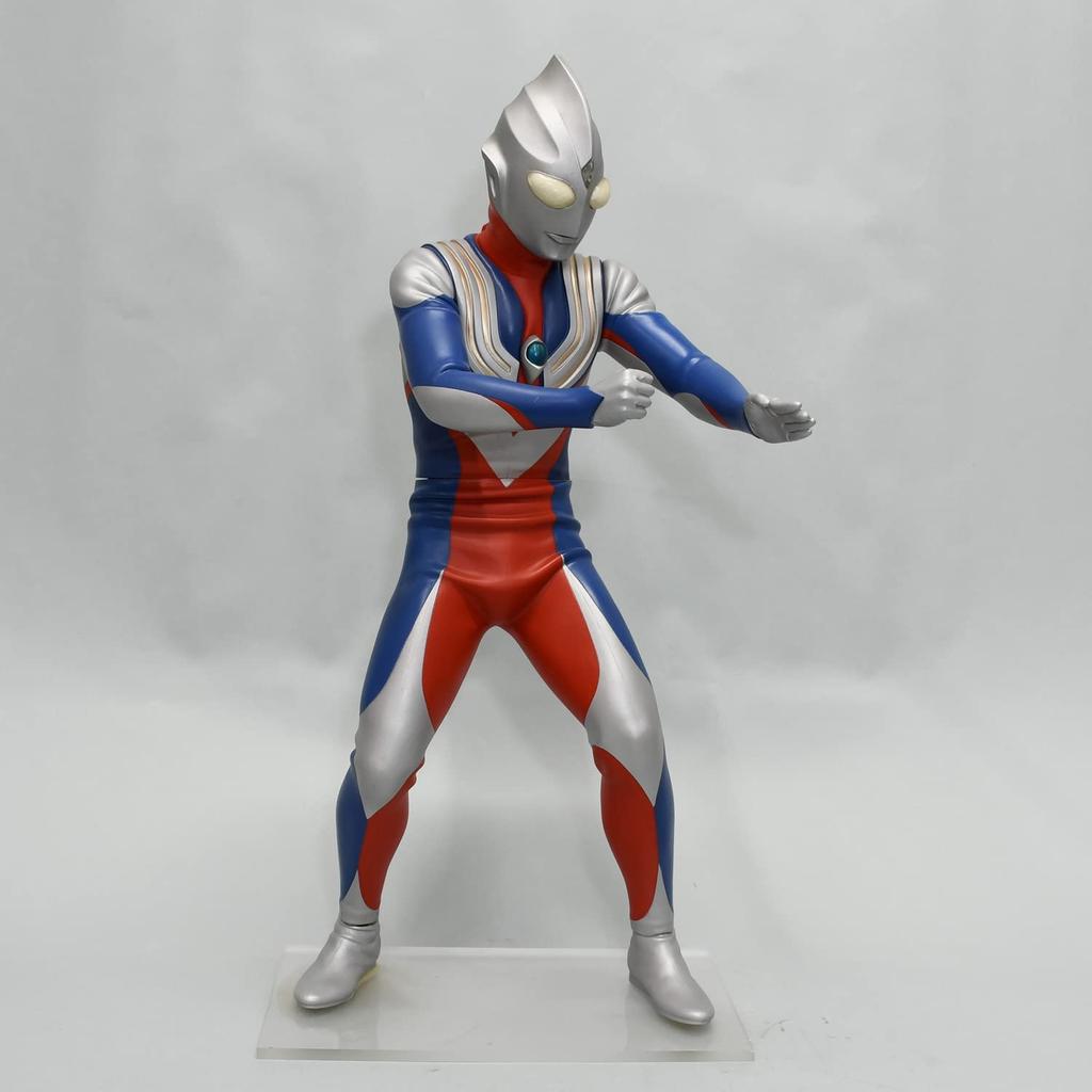 Ultraman Tiga Mega Soft Vinyl Model Kit Reissue Non-Scale 40cm Tall Unpainted Assembly Kit Red Vinyl 4571587310586